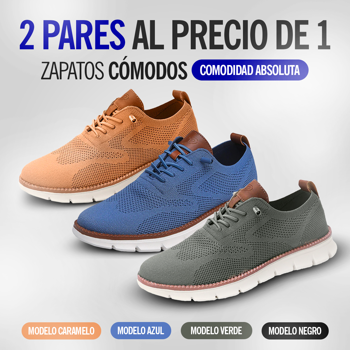 2 PARES AL PRECIO DE 1 – Zapatos Cómodos Civico